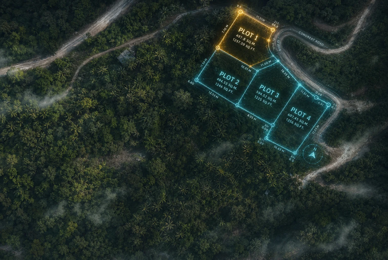 Topographical Aerial View